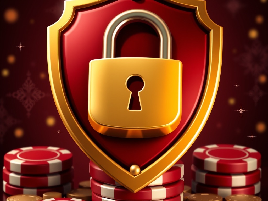 Neta licensing and security shield resting on stacked casino chips